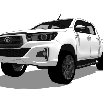 超精细汽车模型 丰田 Toyota Hilux Takoma